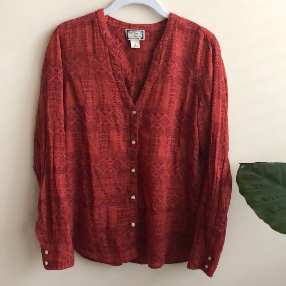 Tribal Peter Dunham x Lucky Brand Peasant Too